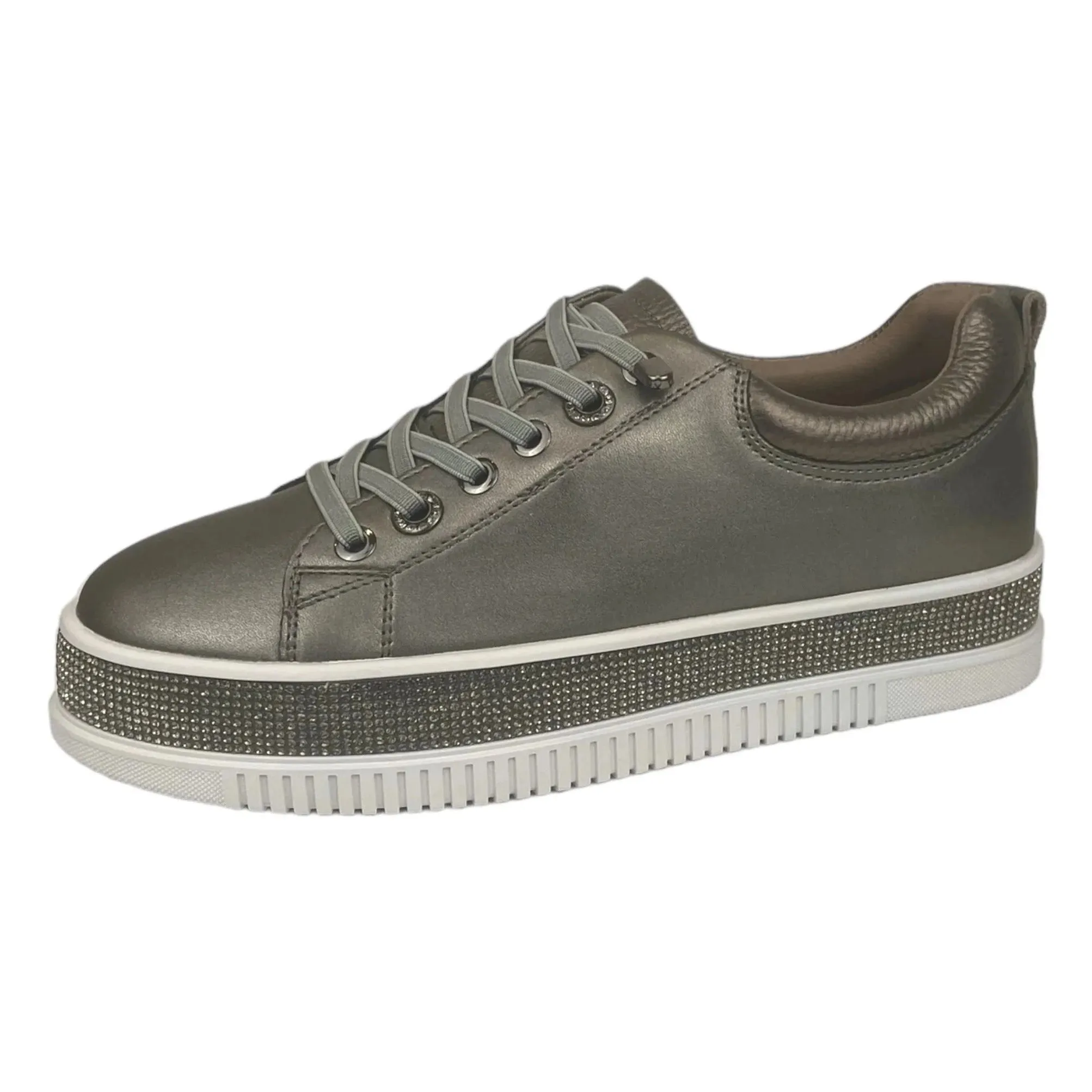 Diamante sneaker pewter