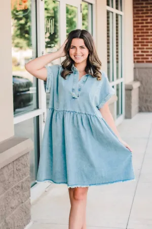 Don't Stop Denim Dress