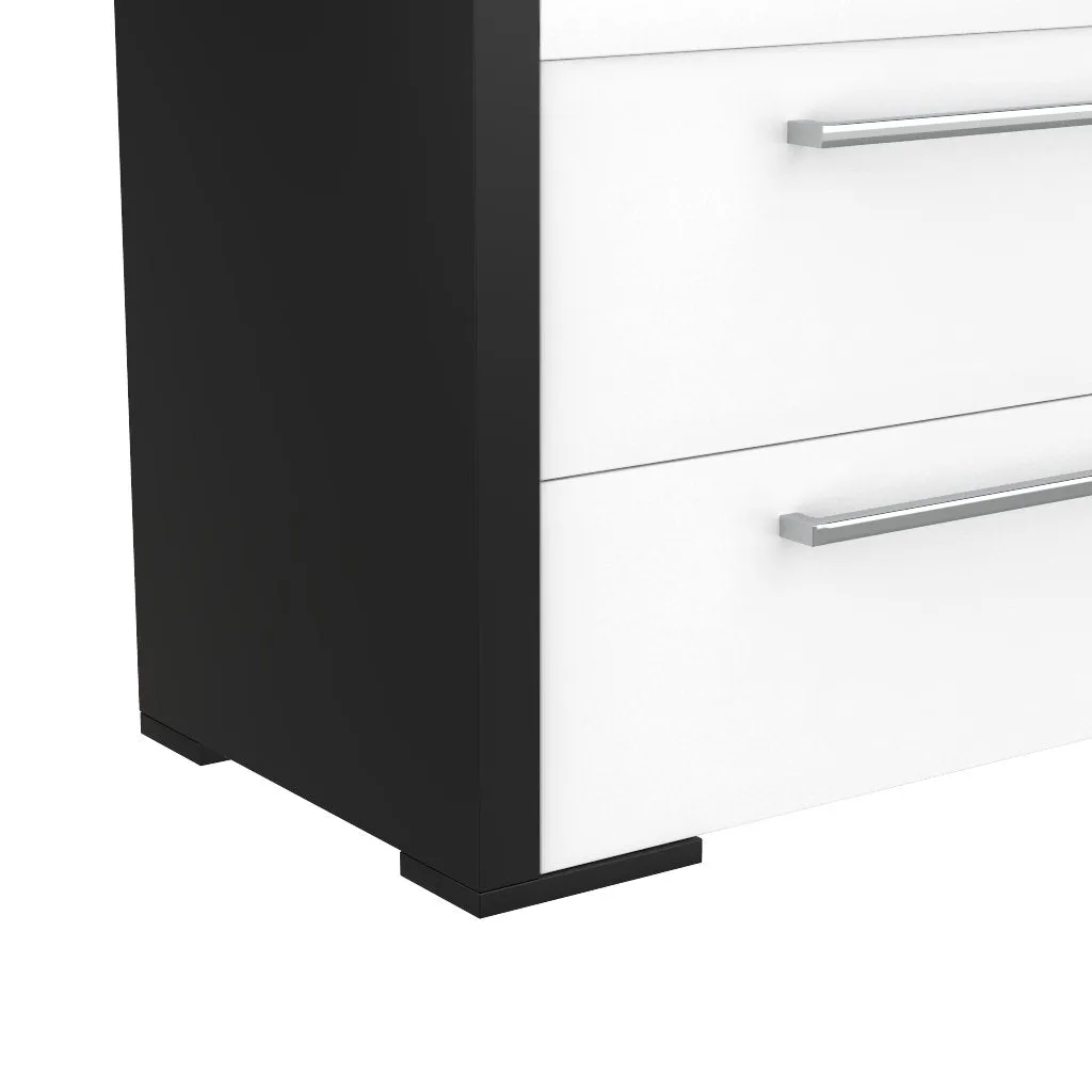 double dresser drawer 6 - Alpine - Java and white