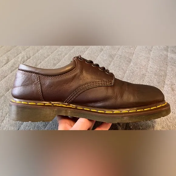 DR MARTENS 11849 Classic Oxford Oiled Brown Leather Low Shoes M 10 W 11