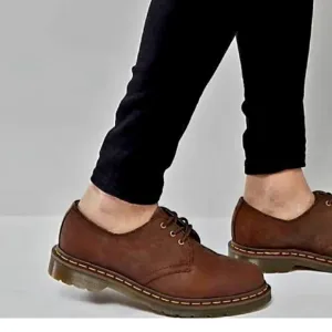 DR MARTENS 11849 Classic Oxford Oiled Brown Leather Low Shoes M 10 W 11