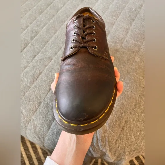 DR MARTENS 11849 Classic Oxford Oiled Brown Leather Low Shoes M 10 W 11