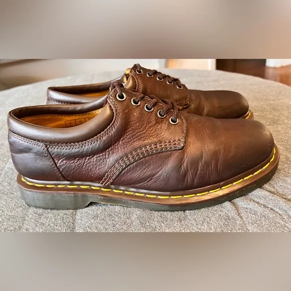 DR MARTENS 11849 Classic Oxford Oiled Brown Leather Low Shoes M 10 W 11