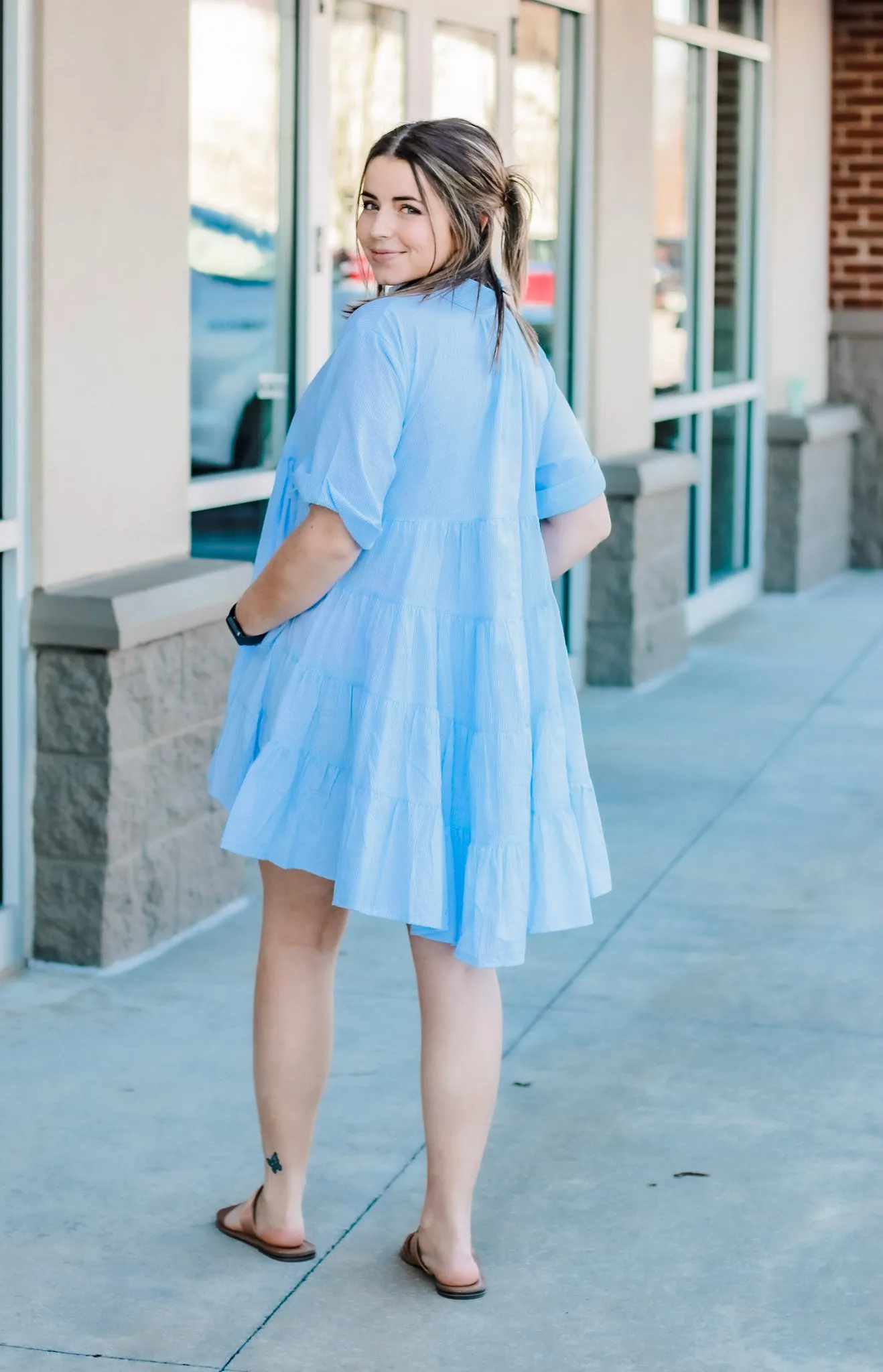 Dressed for Spring in Blue
