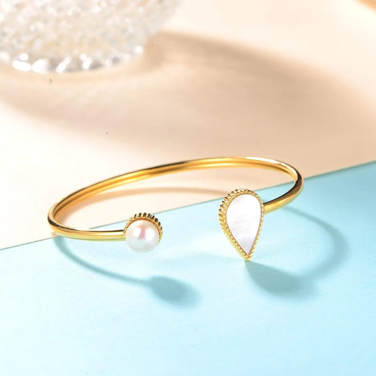 Drop / Set Pearl Gold