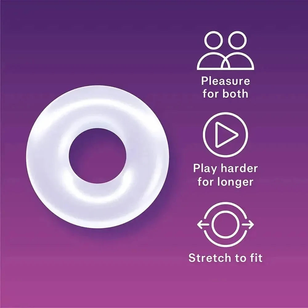 Durex Silicone Clear Super Stretchy Classic Cock Ring
