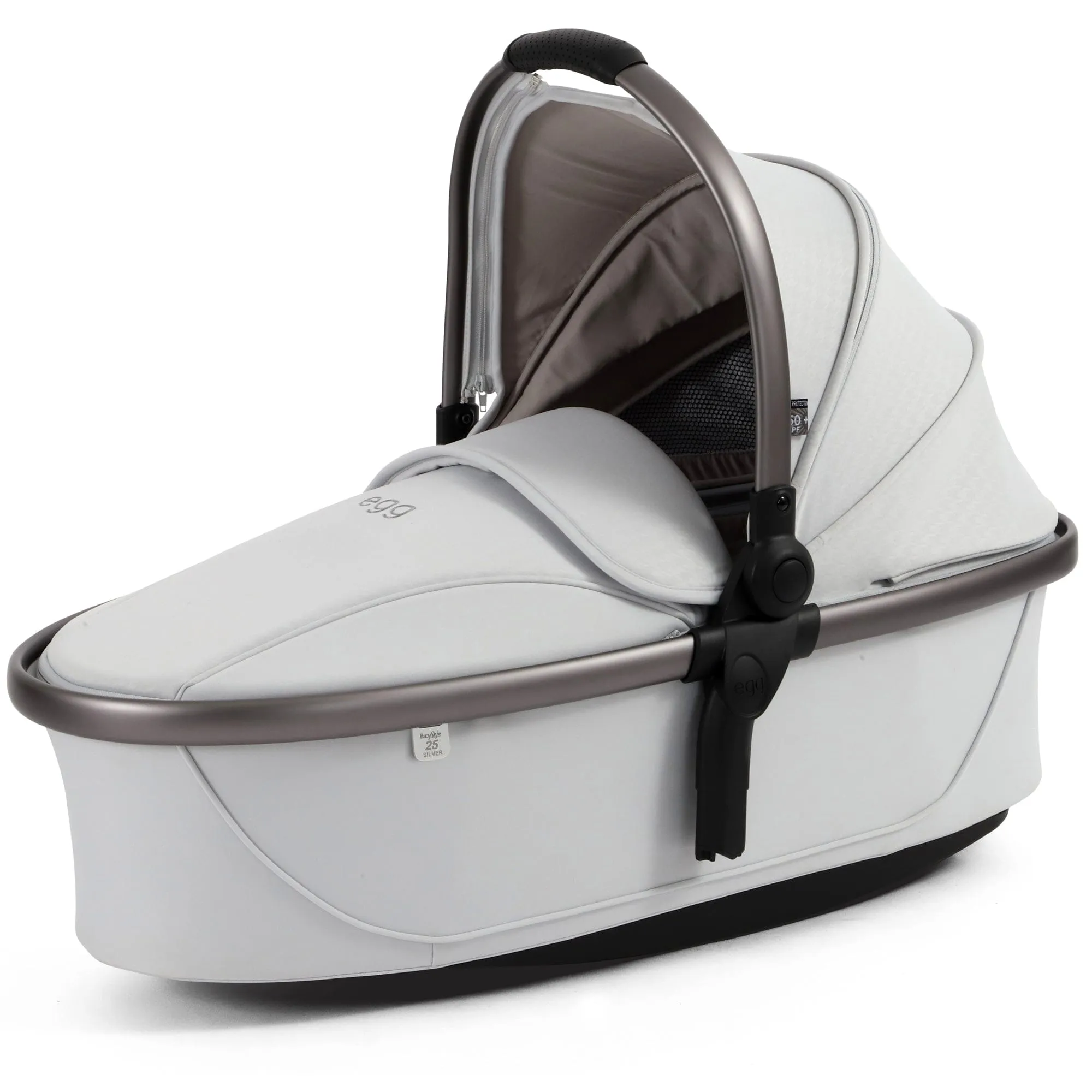 egg3 Pram Bundle - Houndstooth Silver