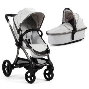 egg3 Pram Bundle - Houndstooth Silver