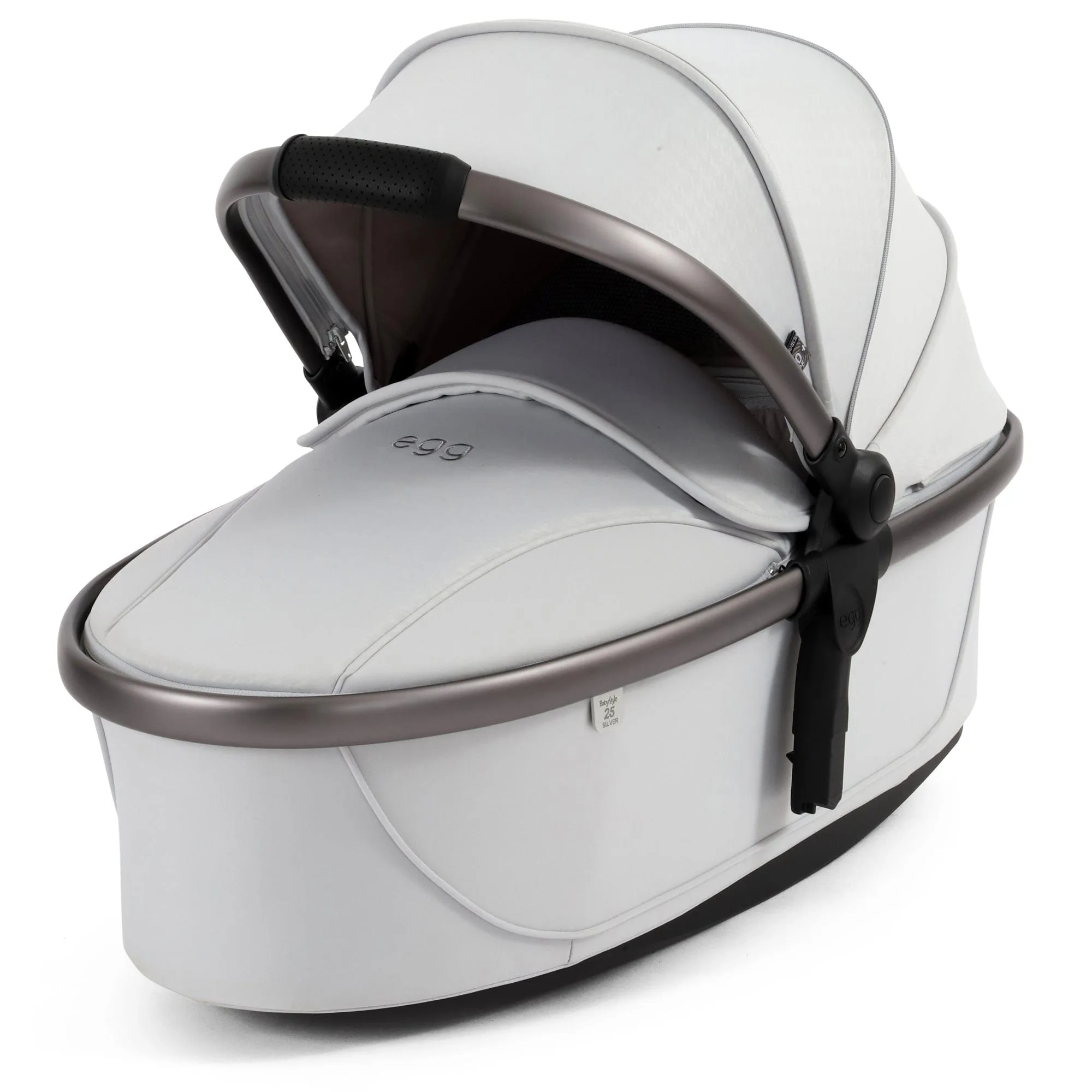 egg3 Pram Bundle - Houndstooth Silver