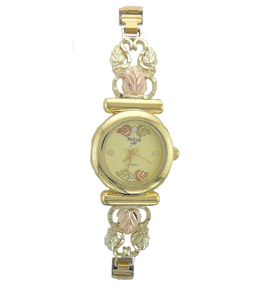 Elegant Foliage - Black Hills Gold Ladies Watch