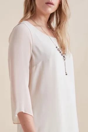 ELEGANT GEORGETTE TOP IN GREEN