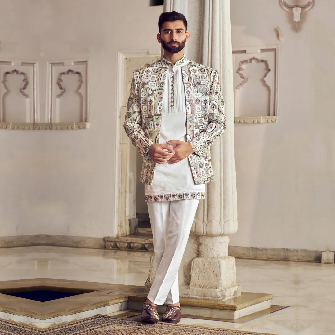 Elegant Off-White Jodhpuri for Men