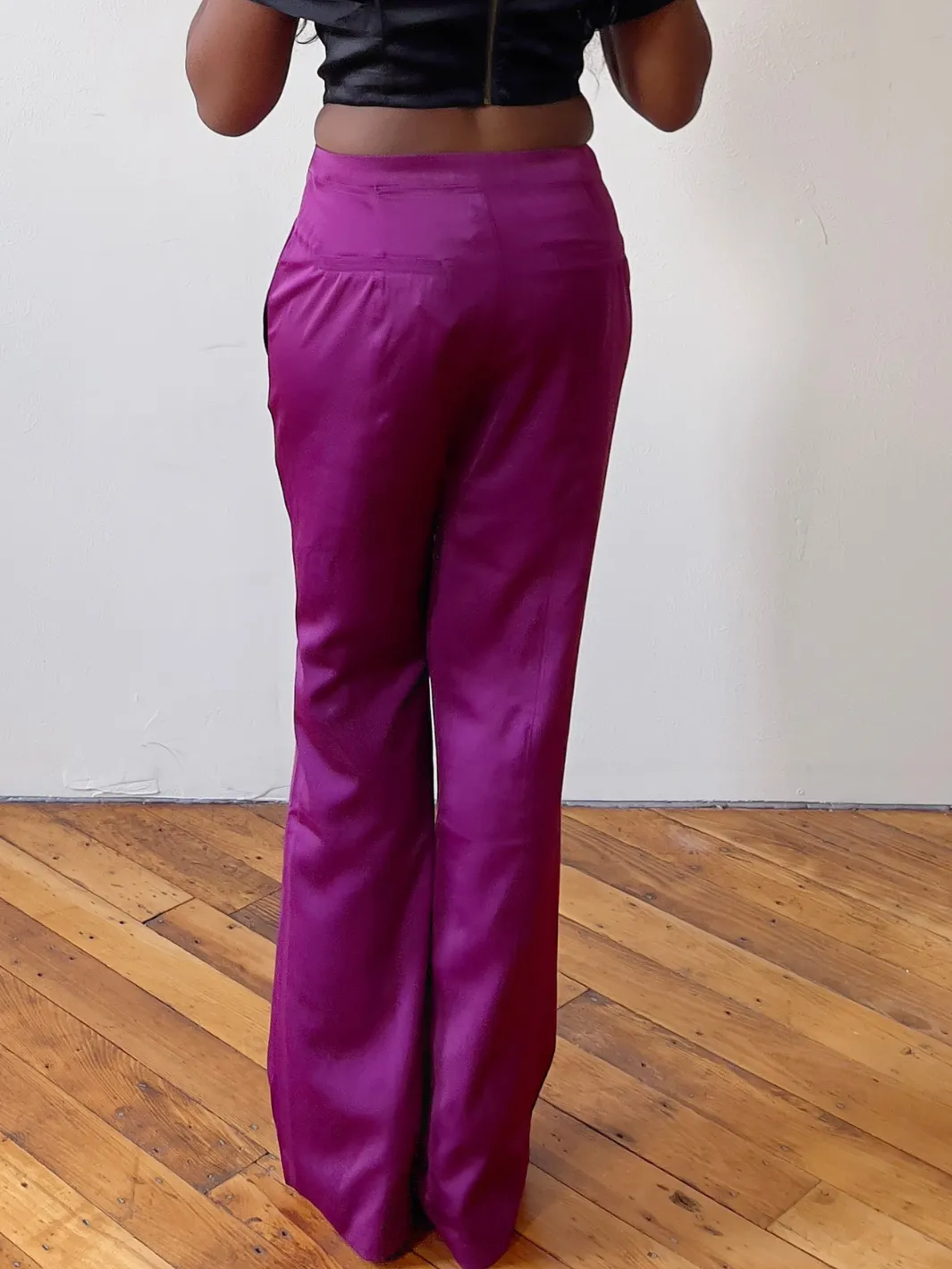Elegant Satin Trousers