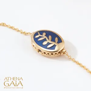 Elegant Tree of Life Enamel Bracelet