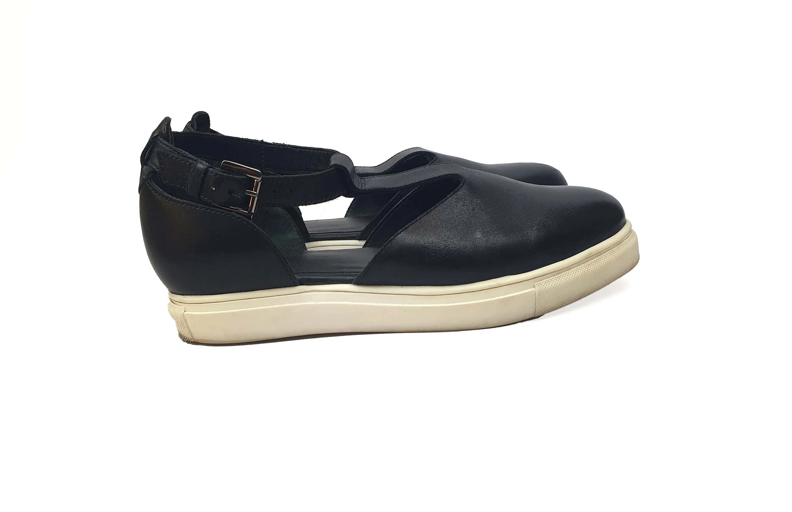 Elk black tee bar style shoes size 37