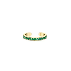 Emerald Ear Cuff