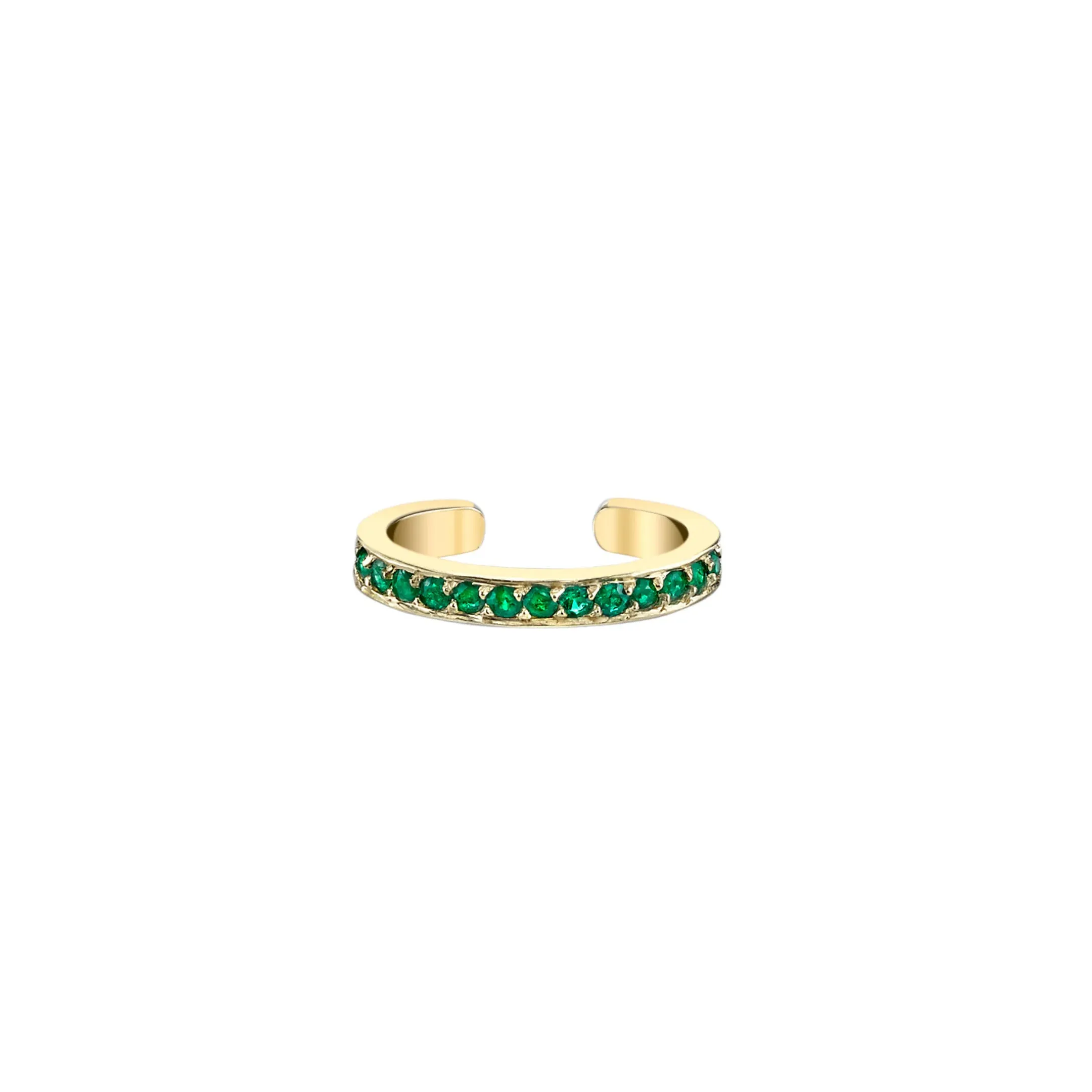 Emerald Ear Cuff