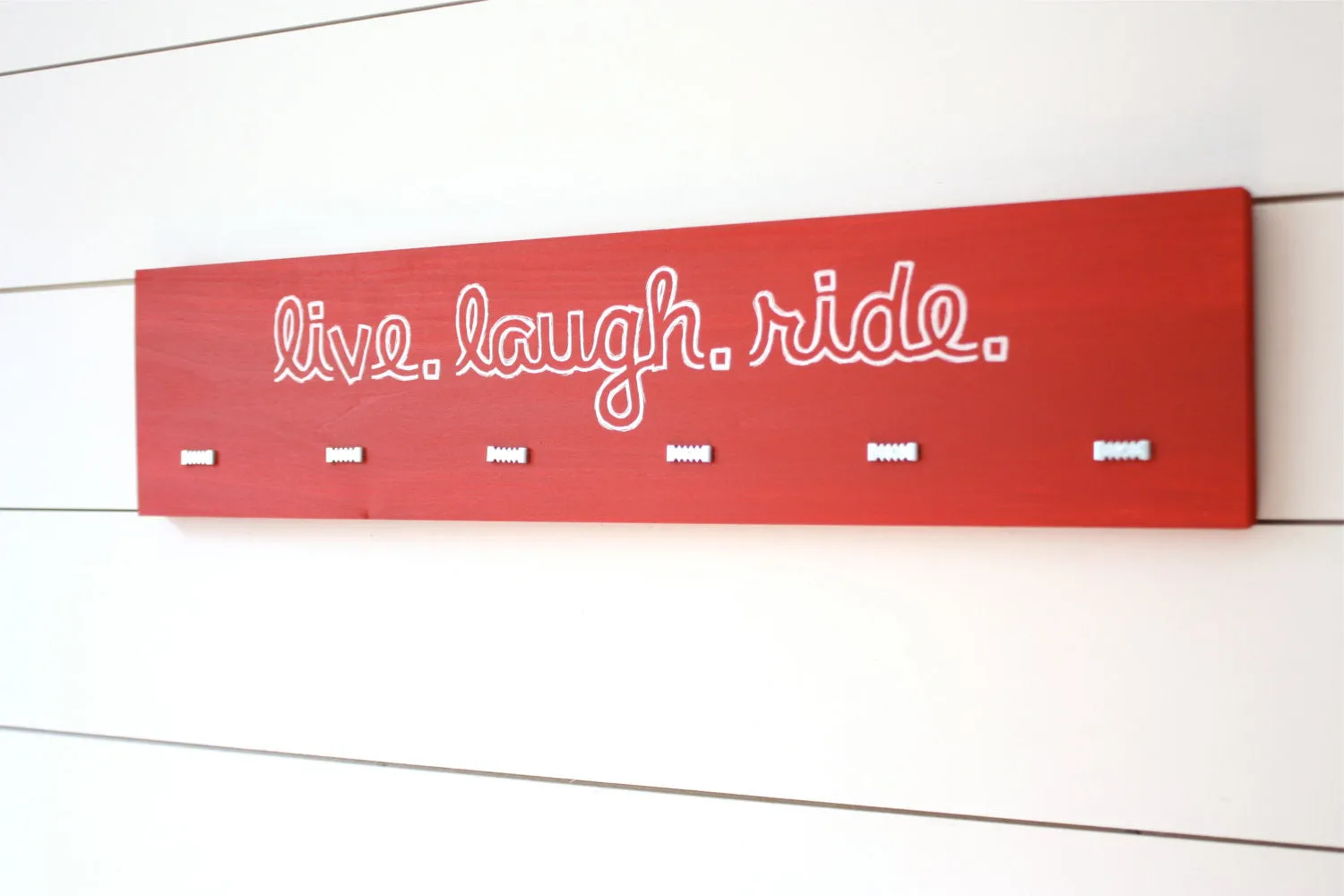 Equestrian Ribbon Holder - Live. Laugh. Ride. - Horseback Riding - Horse Show