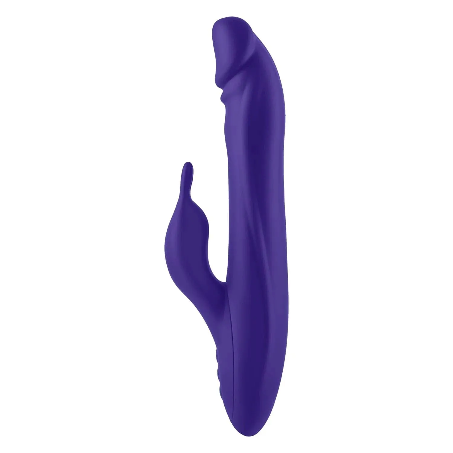FemmeFunn Booster Rabbit XL - Large Rotating Rabbit Vibrator- Dark Purple