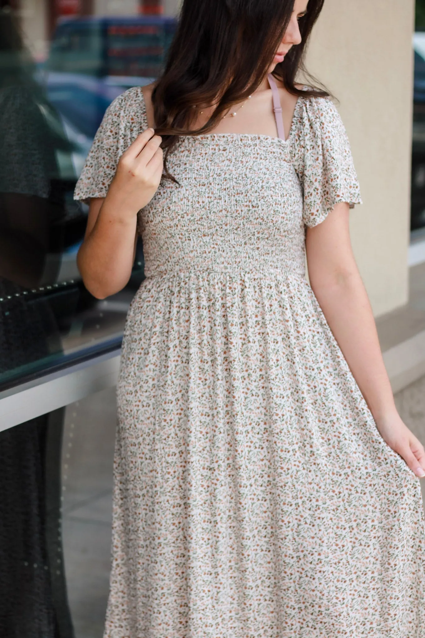 Field of Flowers Midi Dress
