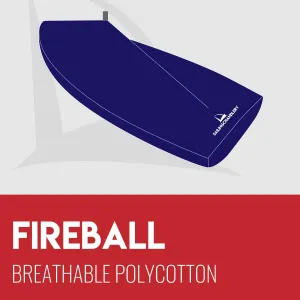 Fireball Boat Cover - Boom Up - Breathable Polycotton