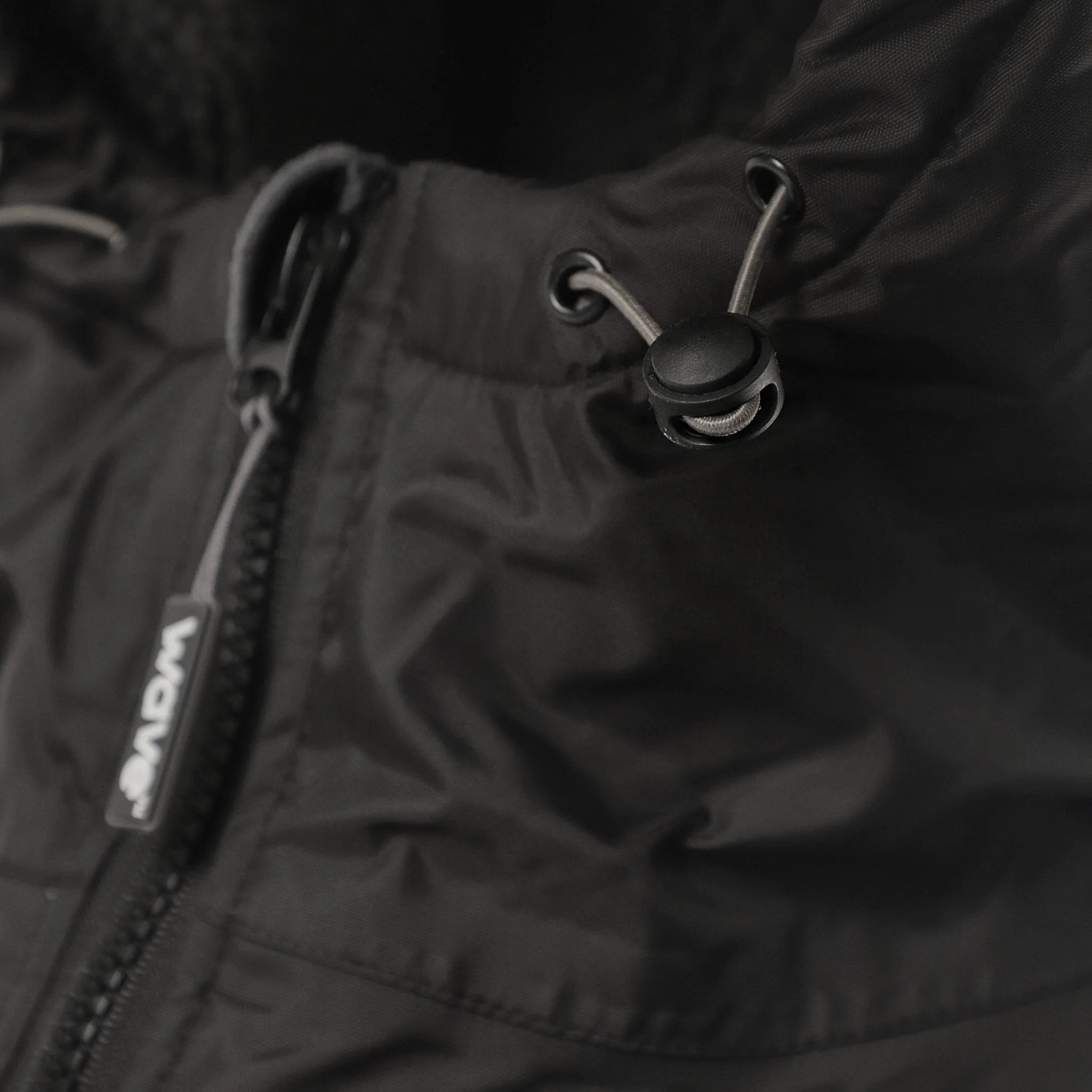 Fleece-Lined Waterproof Changing Robe | Waterproof & Windproof | Unisex | Black & Grey