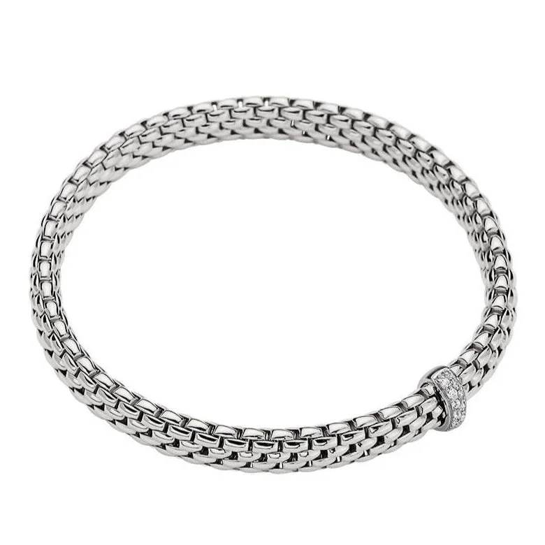 FOPE 'Vendome' One Rondel Stretchy Bracelet (560B)