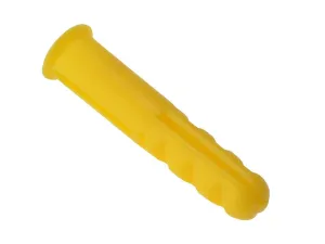Forgefix Plastic Wall Plug Yellow No.4-6 (Box 1000)