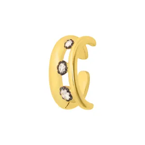 Gabriella Triple Diamond Ear Cuff