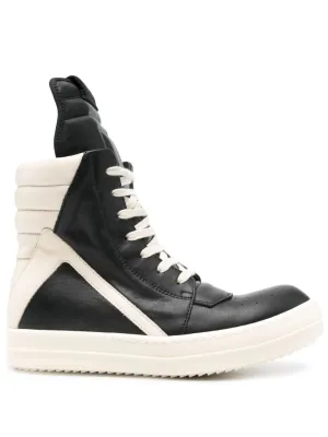 Geobasket leather sneakers