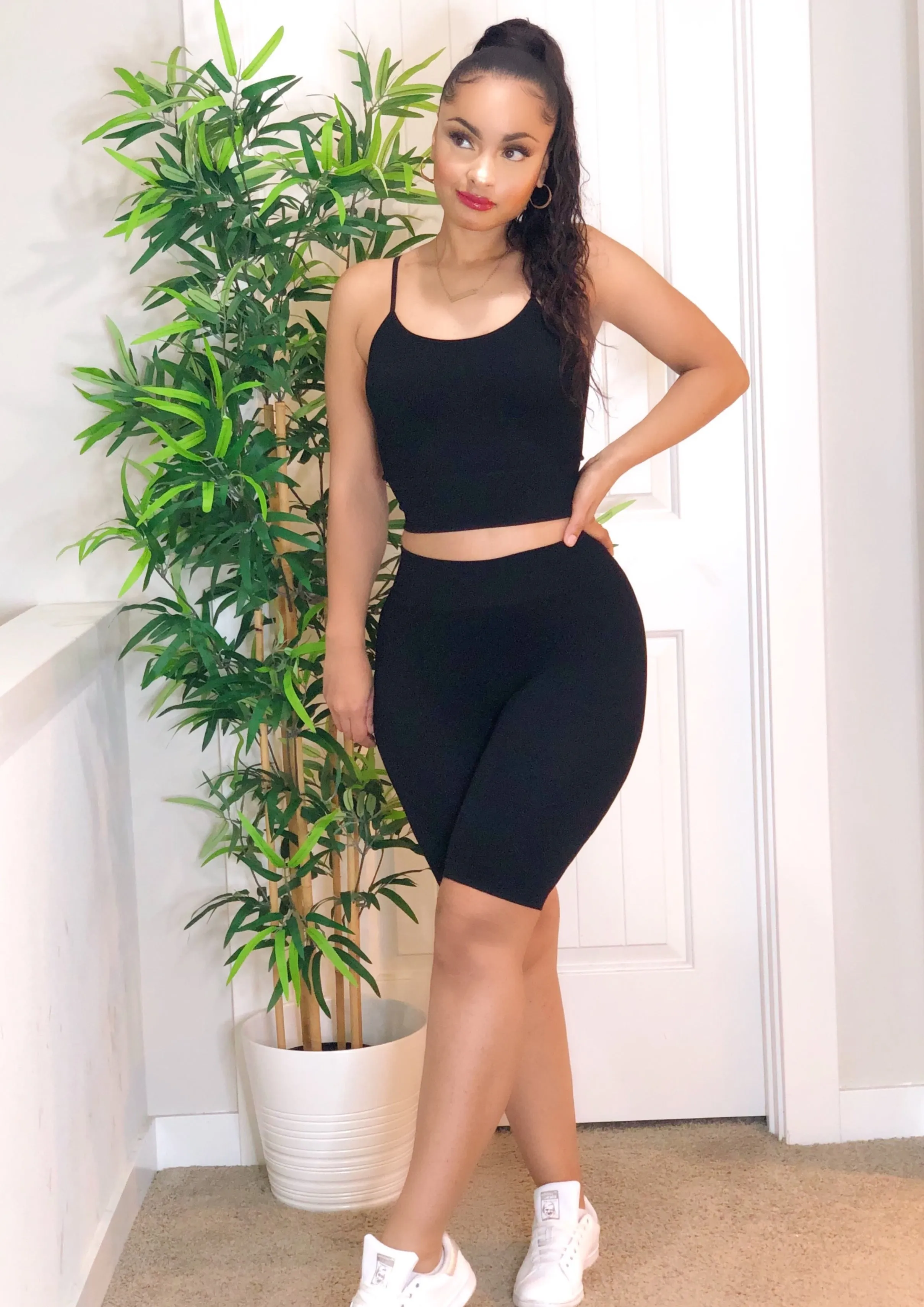 Go Getter Biker Shorts (Black)