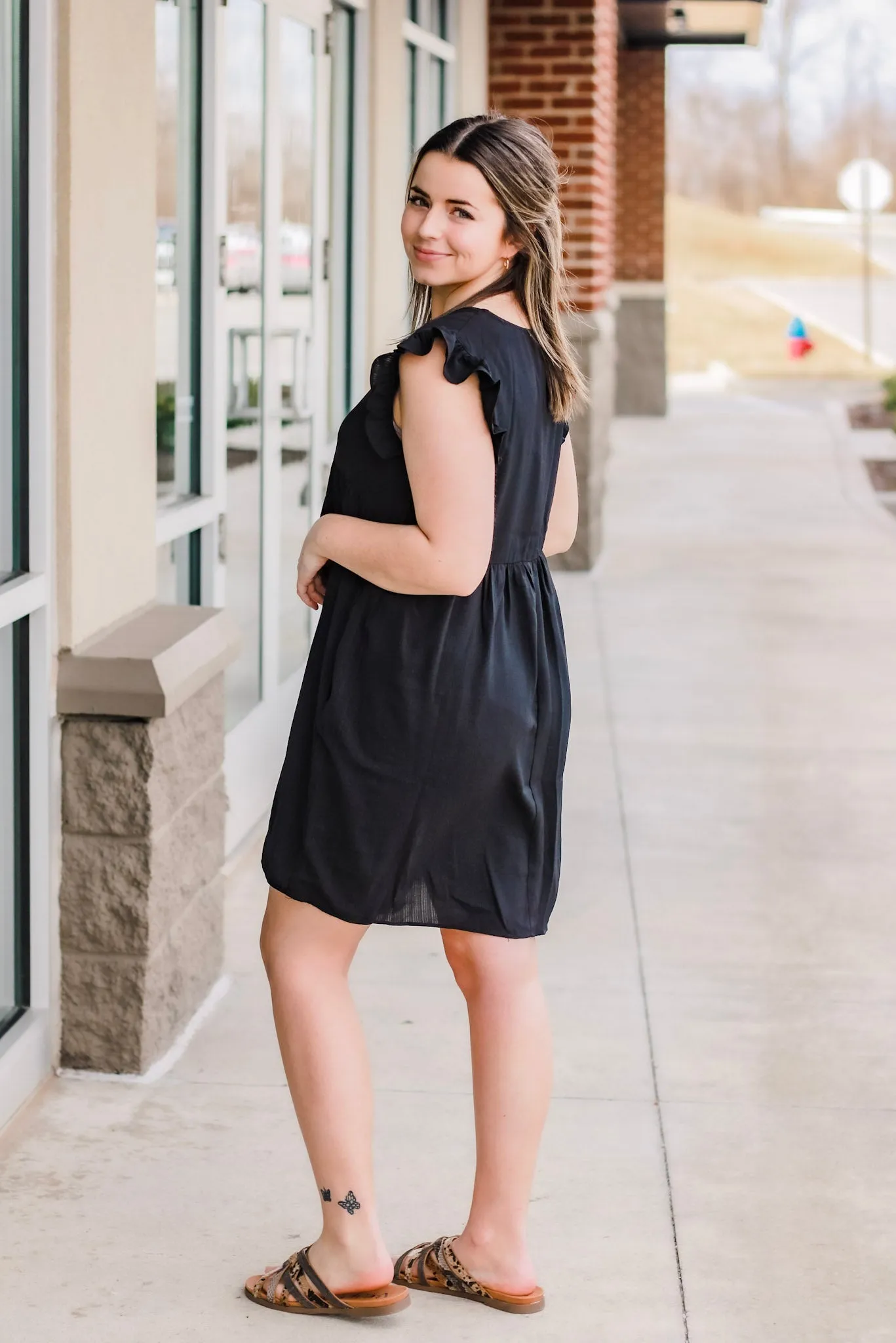 Going Crazy Dress in Black
