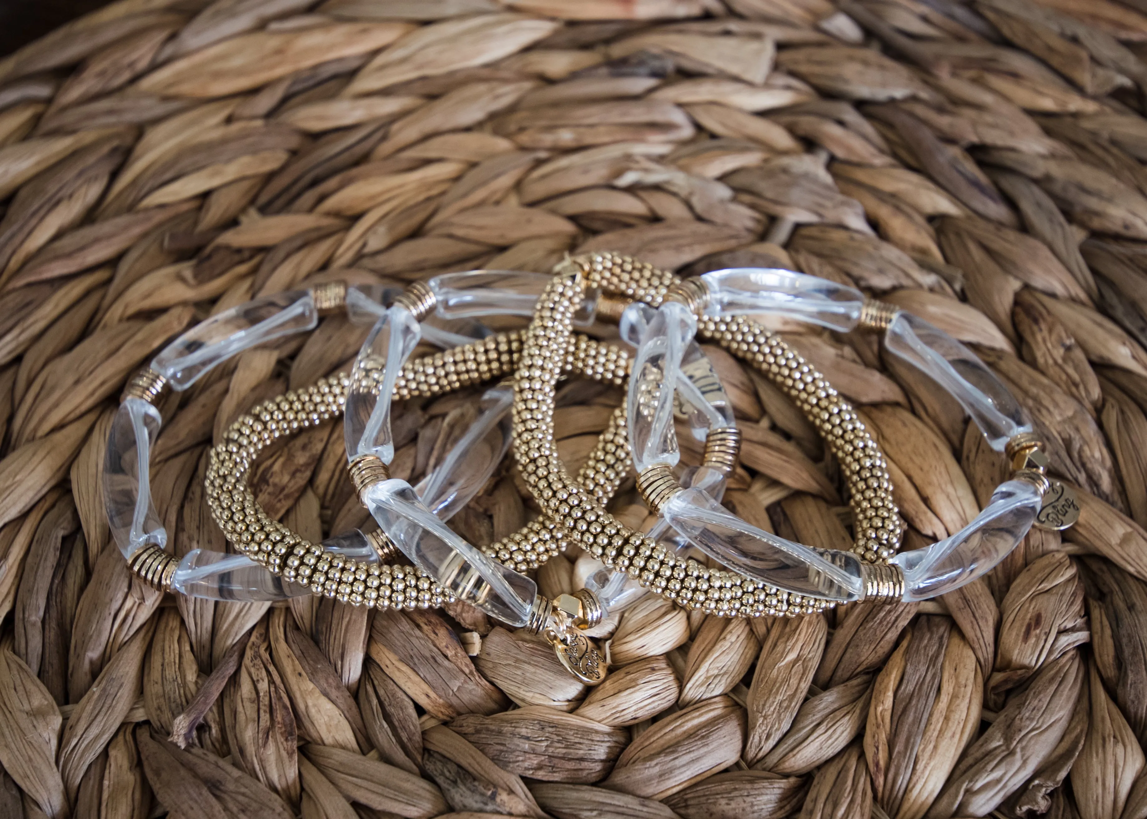 Gold Disc Bracelets