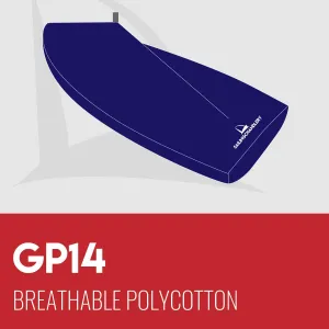 GP14 Boat Cover - Boom Up - Breathable Polycotton