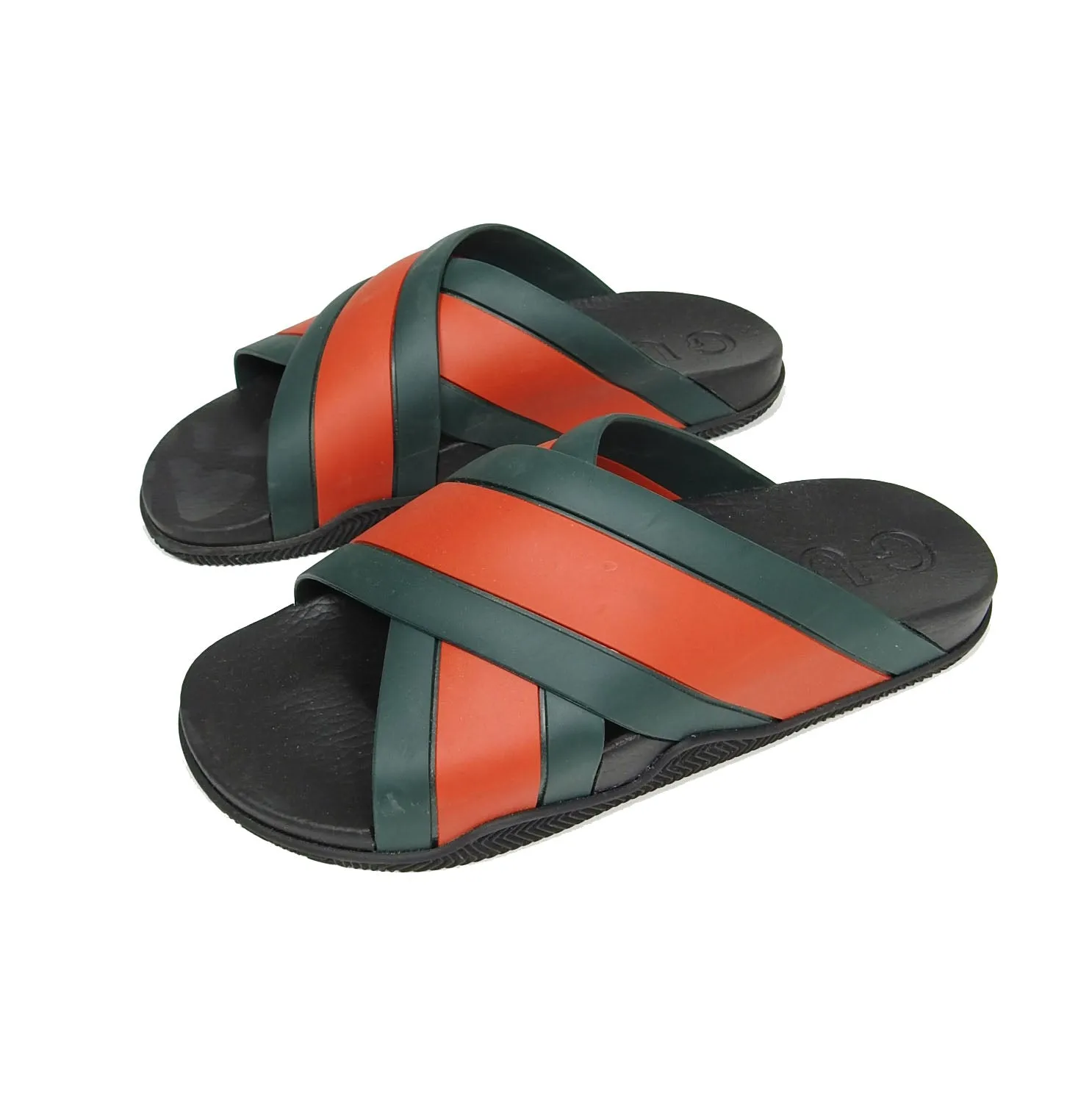 Gucci Web Pool Slides Size 10