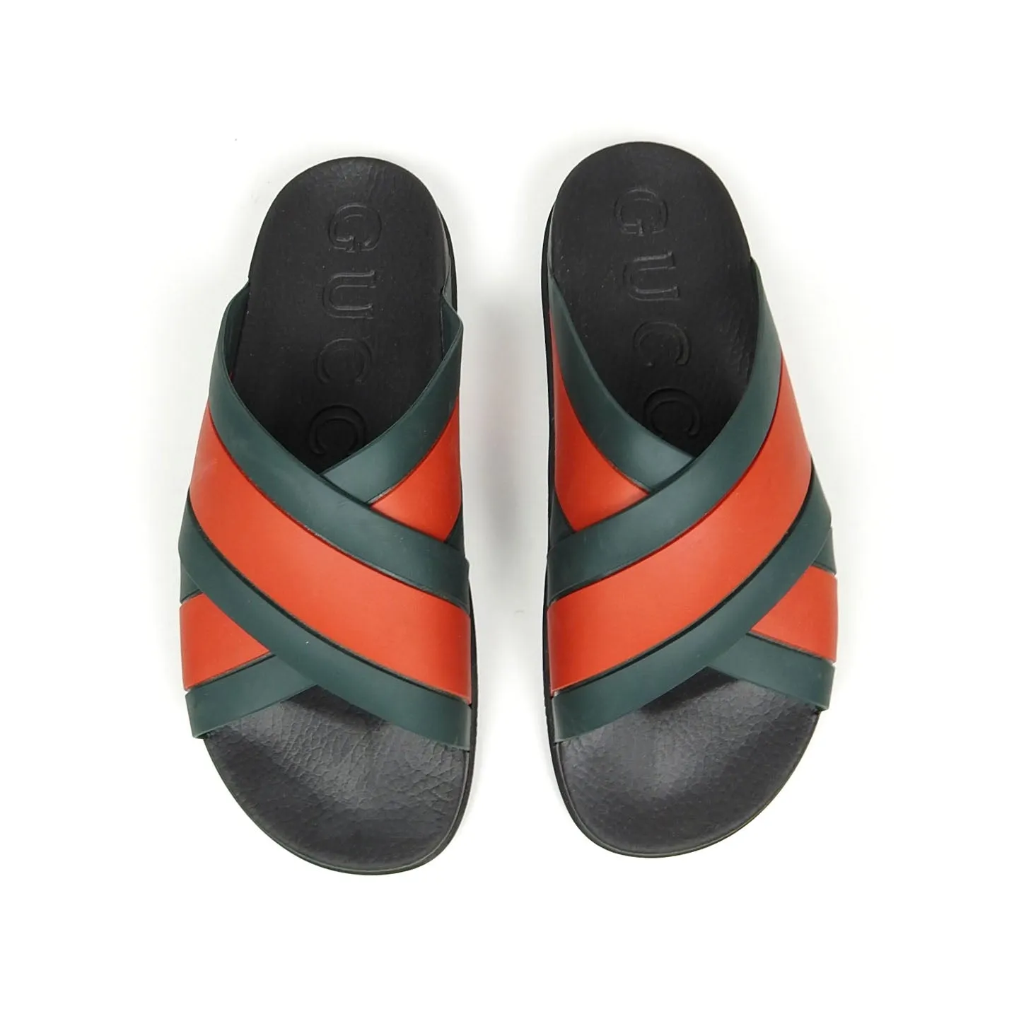 Gucci Web Pool Slides Size 10