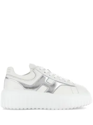 H-stripes leather sneakers