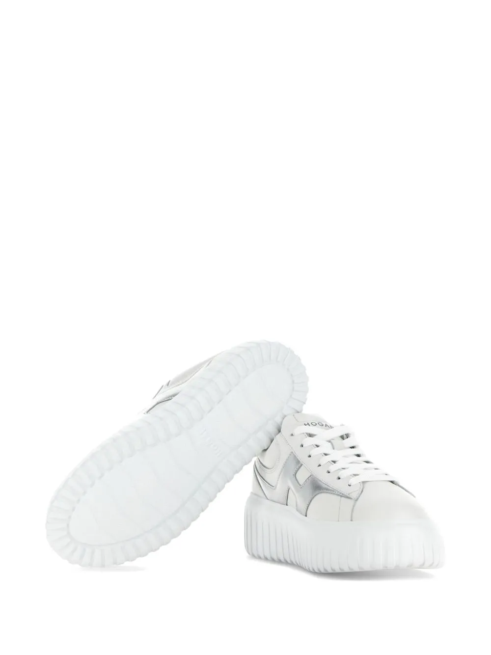 H-stripes leather sneakers