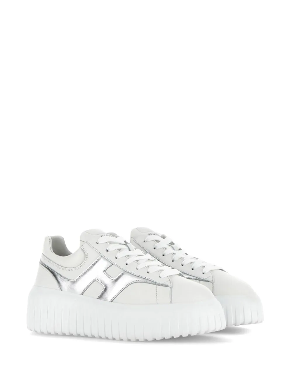 H-stripes leather sneakers