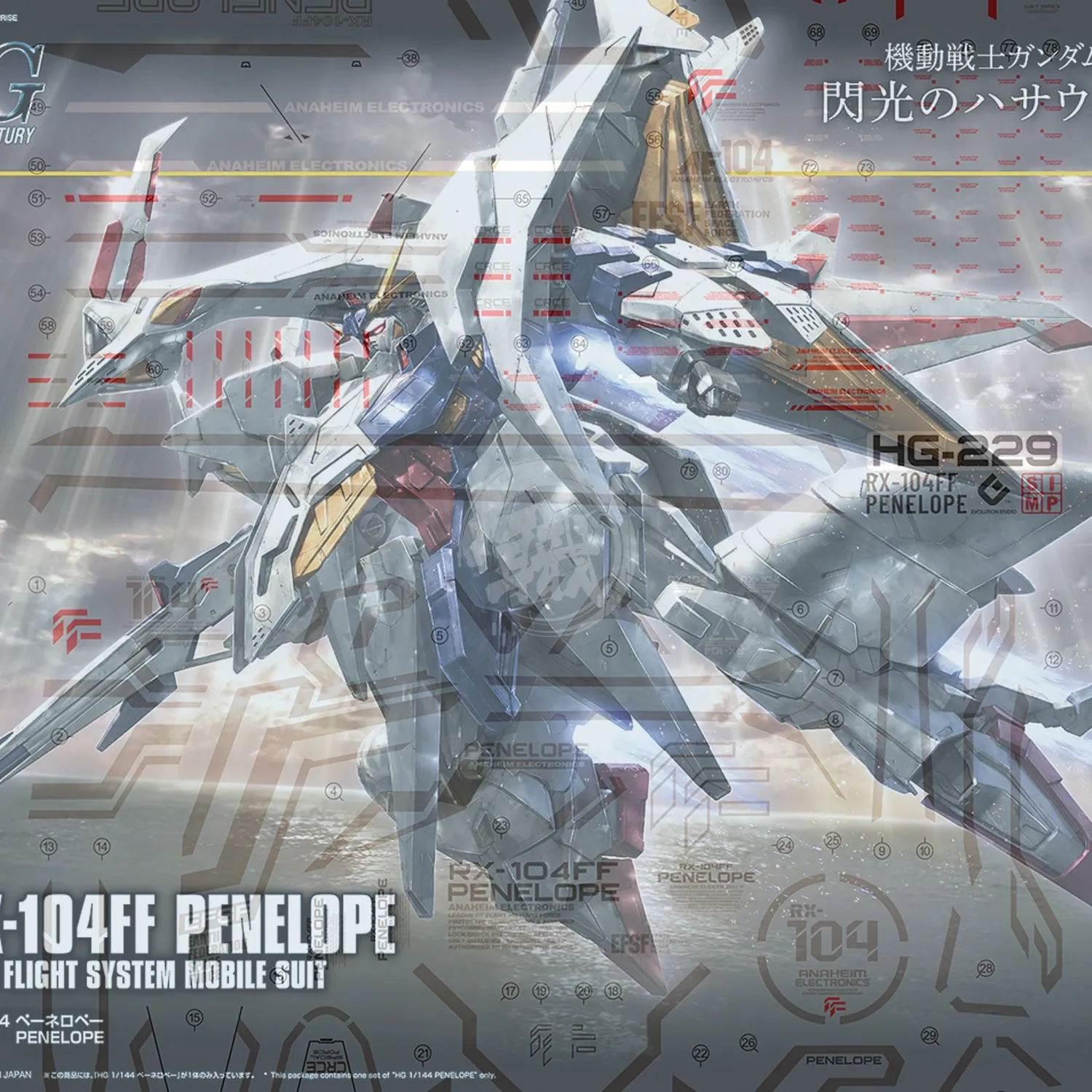 HG Penelope Waterslide Decals