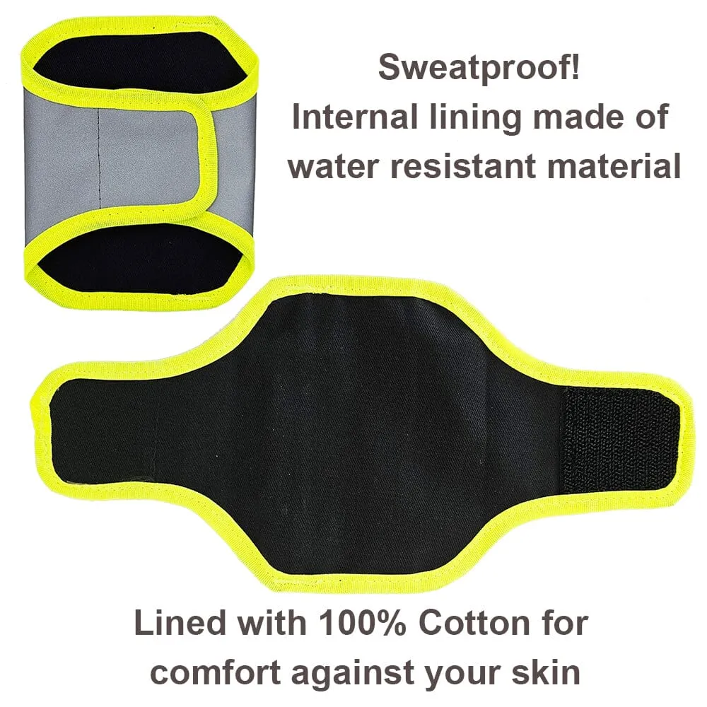 Hi Vis Reflective Wrist Wallet - Ankle Wallet Key Holder