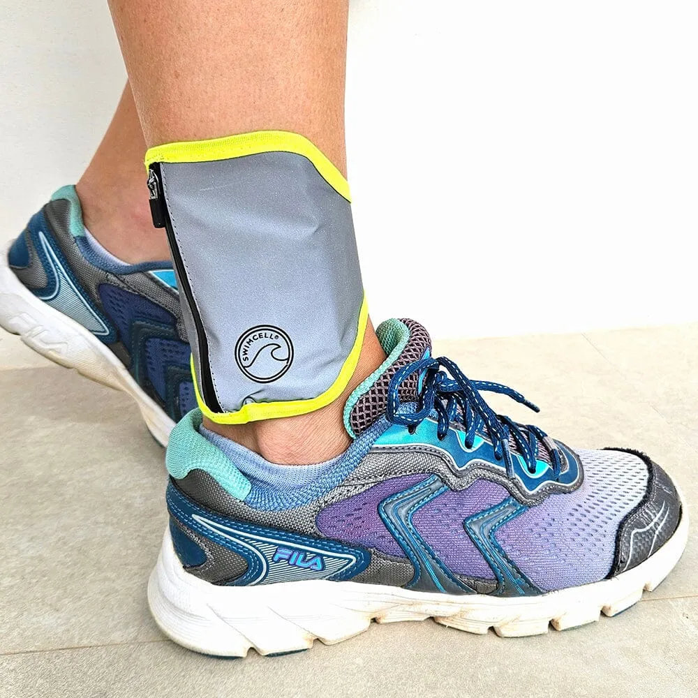 Hi Vis Reflective Wrist Wallet - Ankle Wallet Key Holder