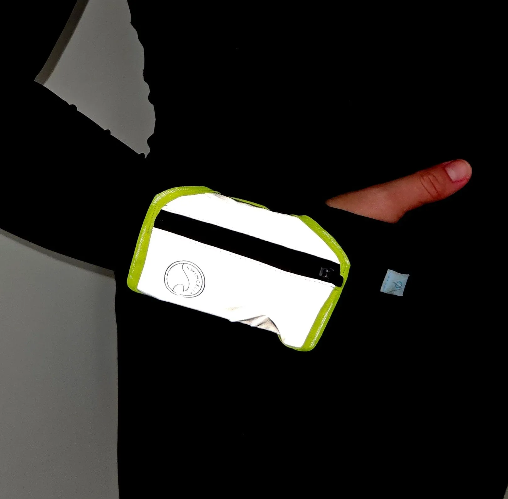 Hi Vis Reflective Wrist Wallet - Ankle Wallet Key Holder