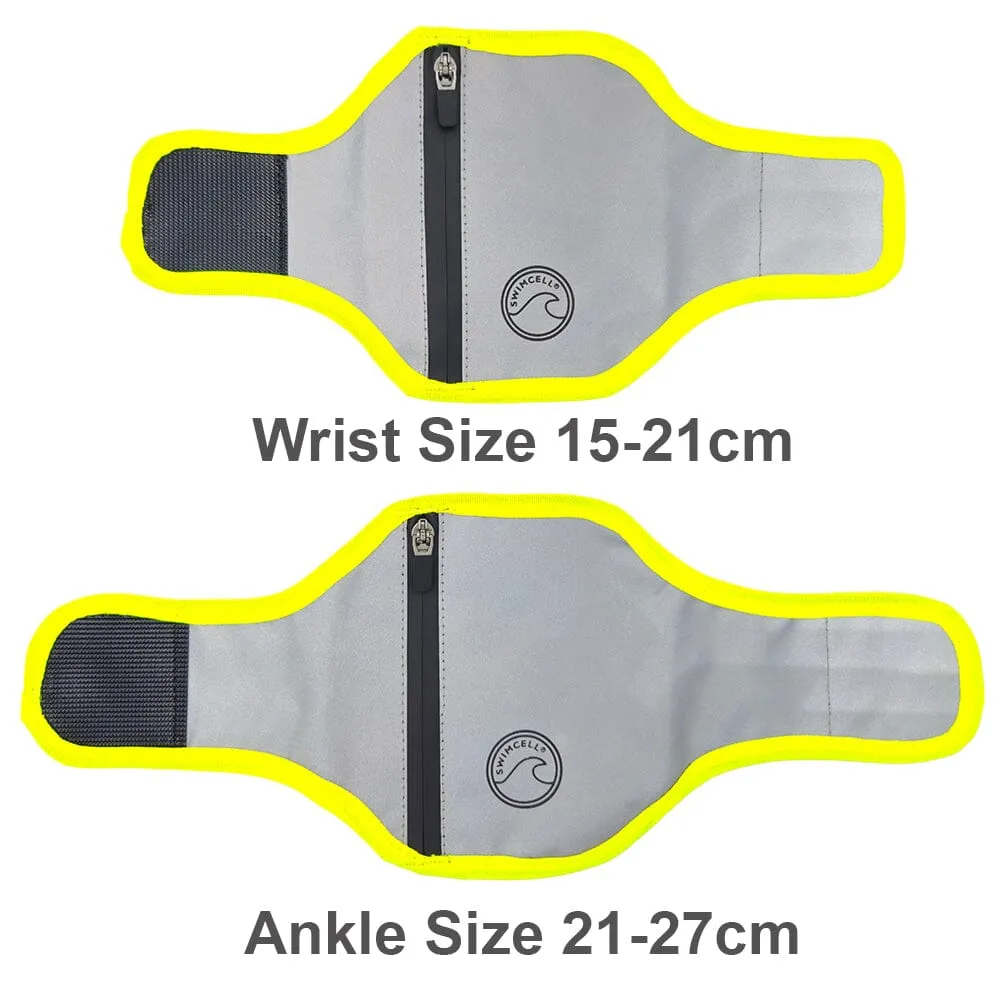 Hi Vis Reflective Wrist Wallet - Ankle Wallet Key Holder