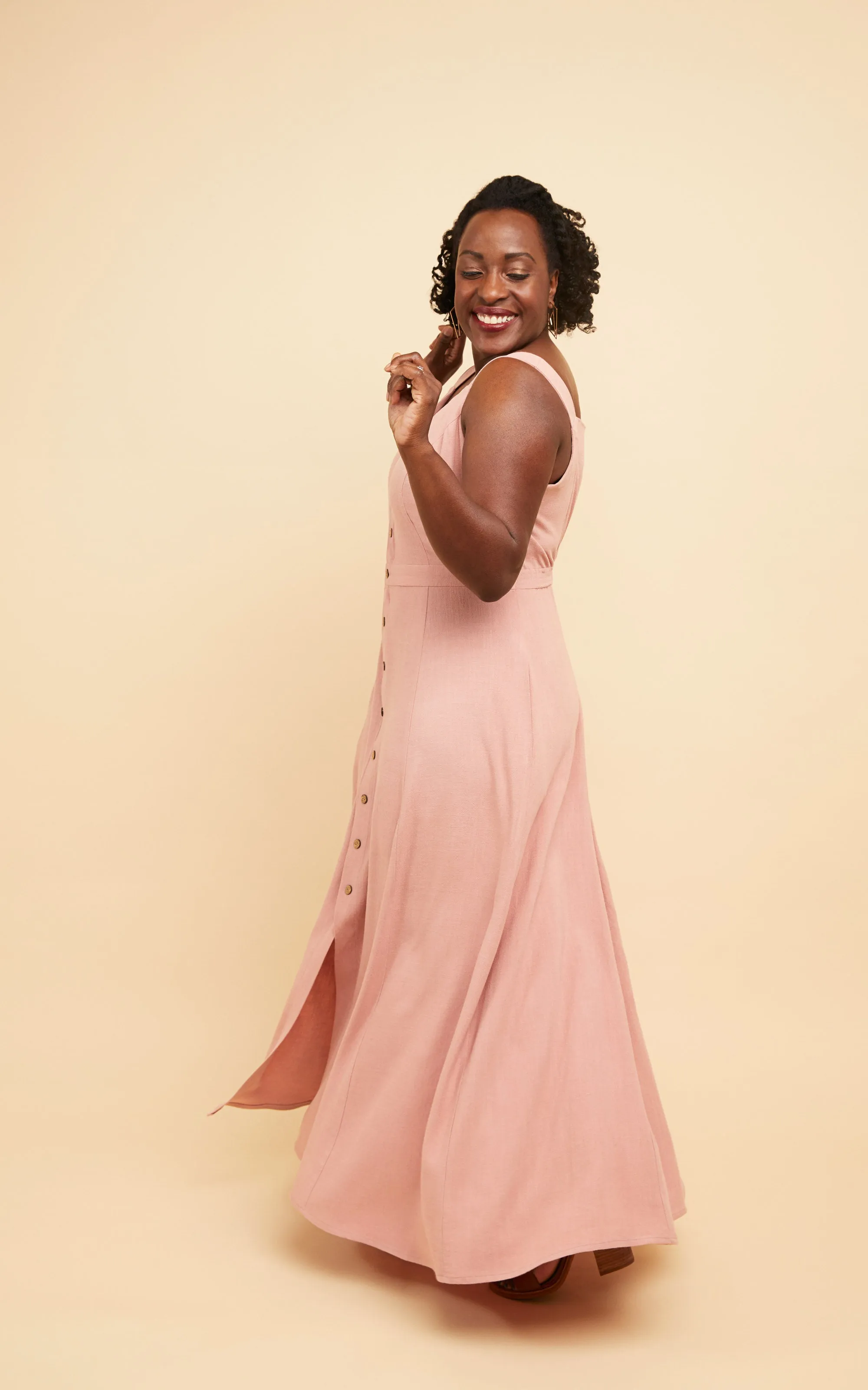 Holyoke Maxi Dress & Skirt 12-32 printed pattern
