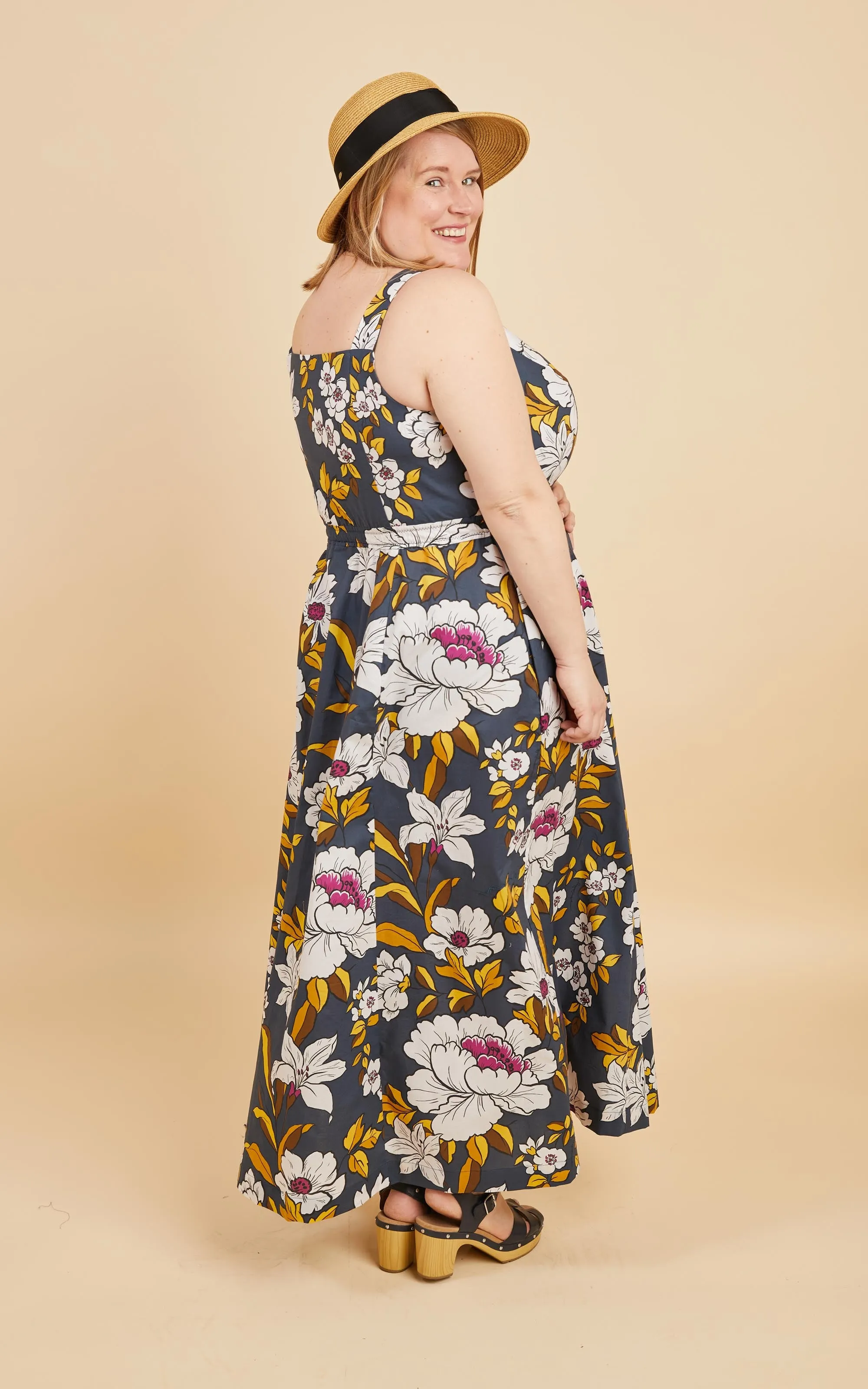 Holyoke Maxi Dress & Skirt 12-32 printed pattern