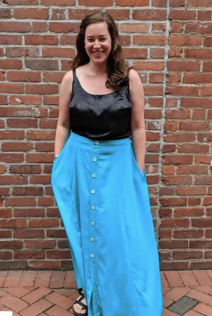 Holyoke Maxi Dress & Skirt 12-32 printed pattern