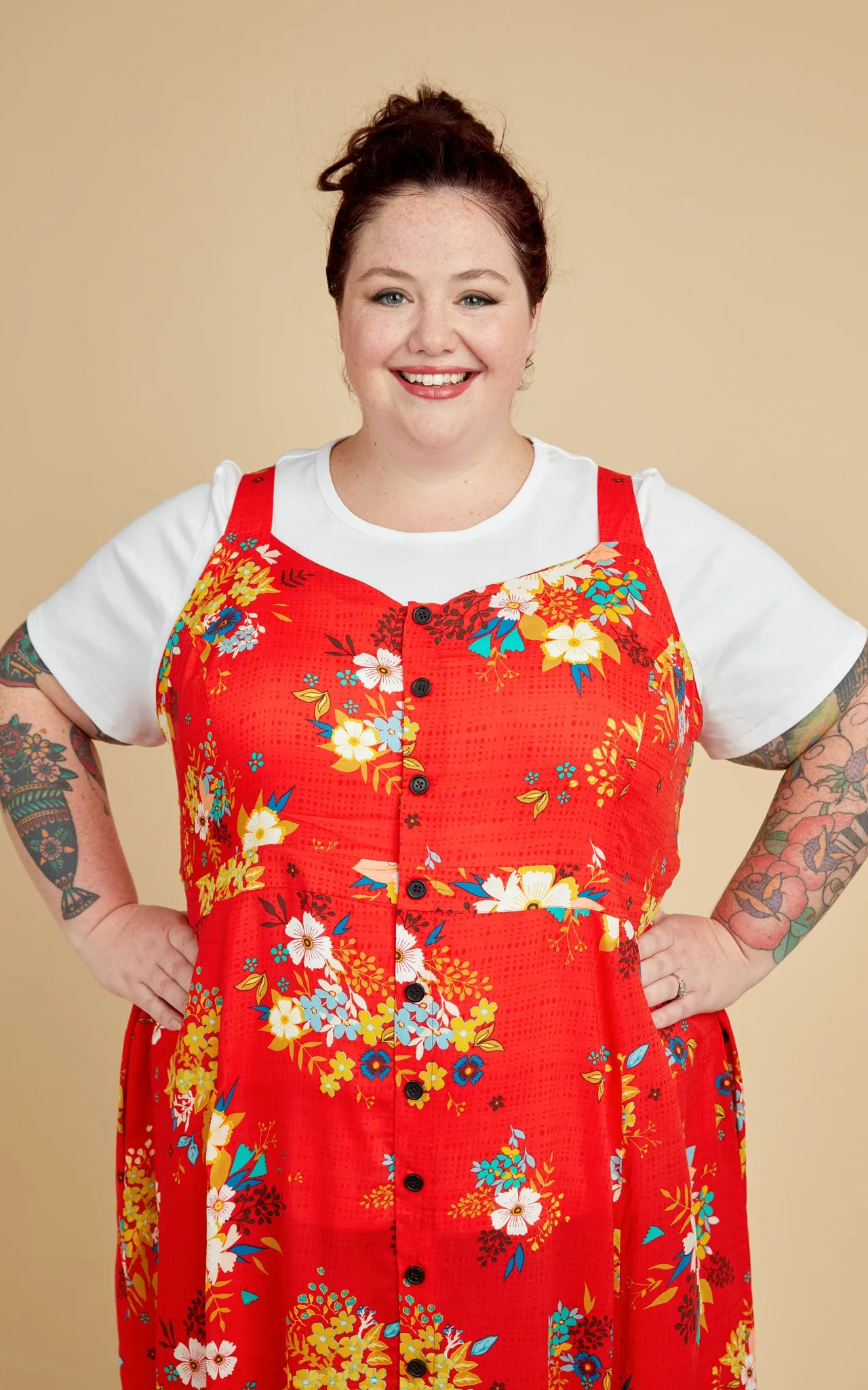 Holyoke Maxi Dress & Skirt 12-32 printed pattern