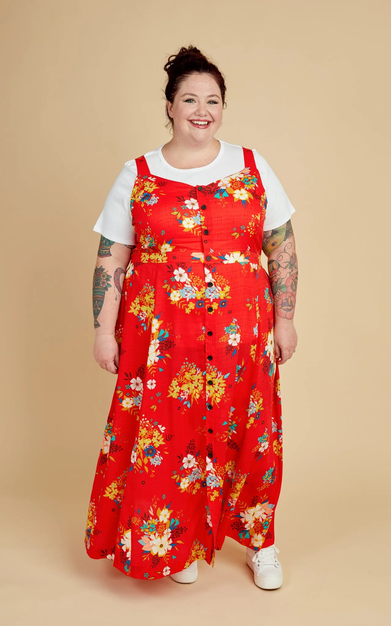 Holyoke Maxi Dress & Skirt 12-32 printed pattern