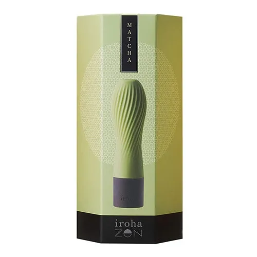 Iroha Zen Matcha Waterproof Silicone Mini Vibrator - Green